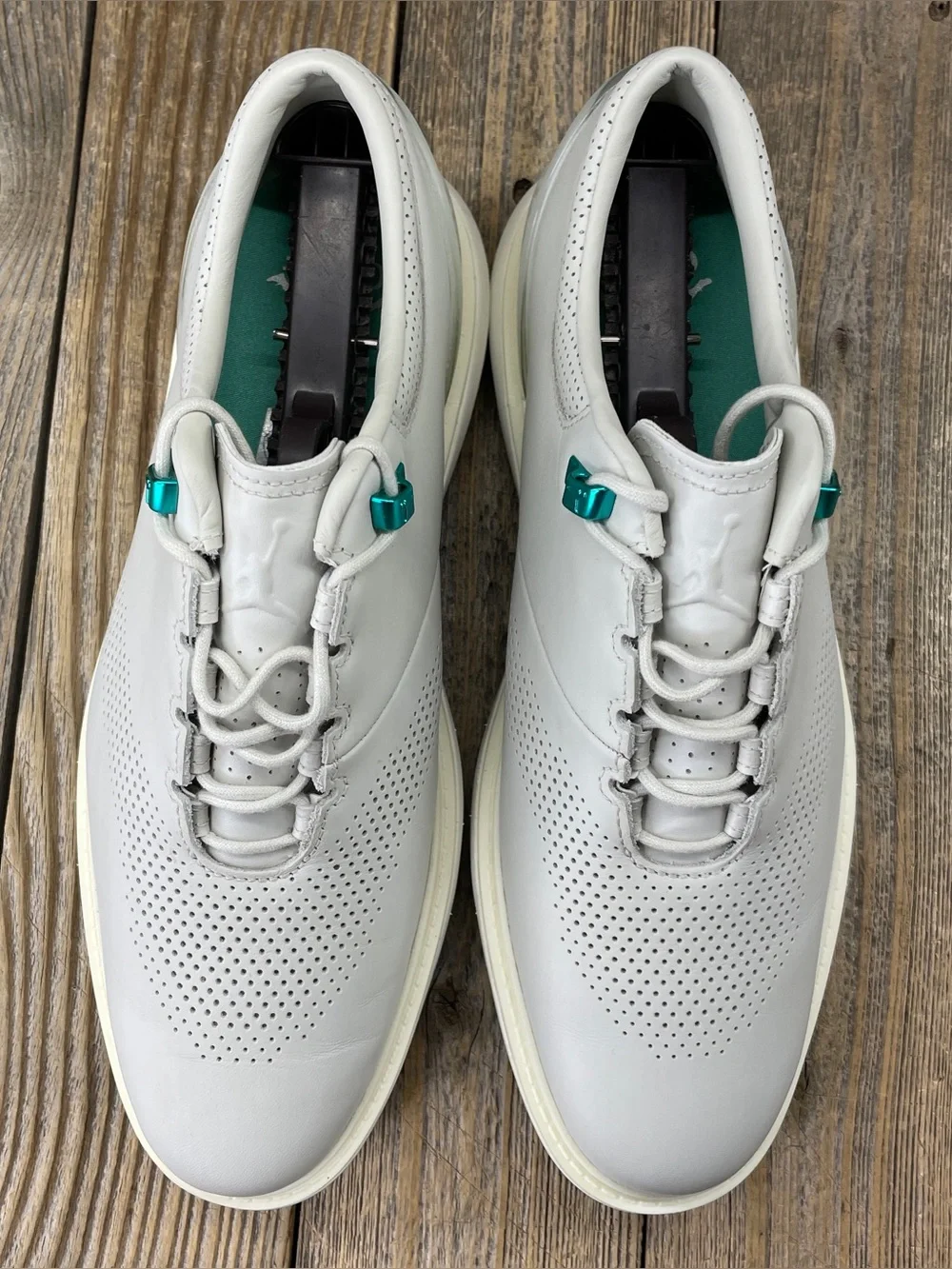 Nike Mens Size 8.5 Air Jordan ADG 4 'Grey Fog' Golf Shoes Spikeless DM0103-001